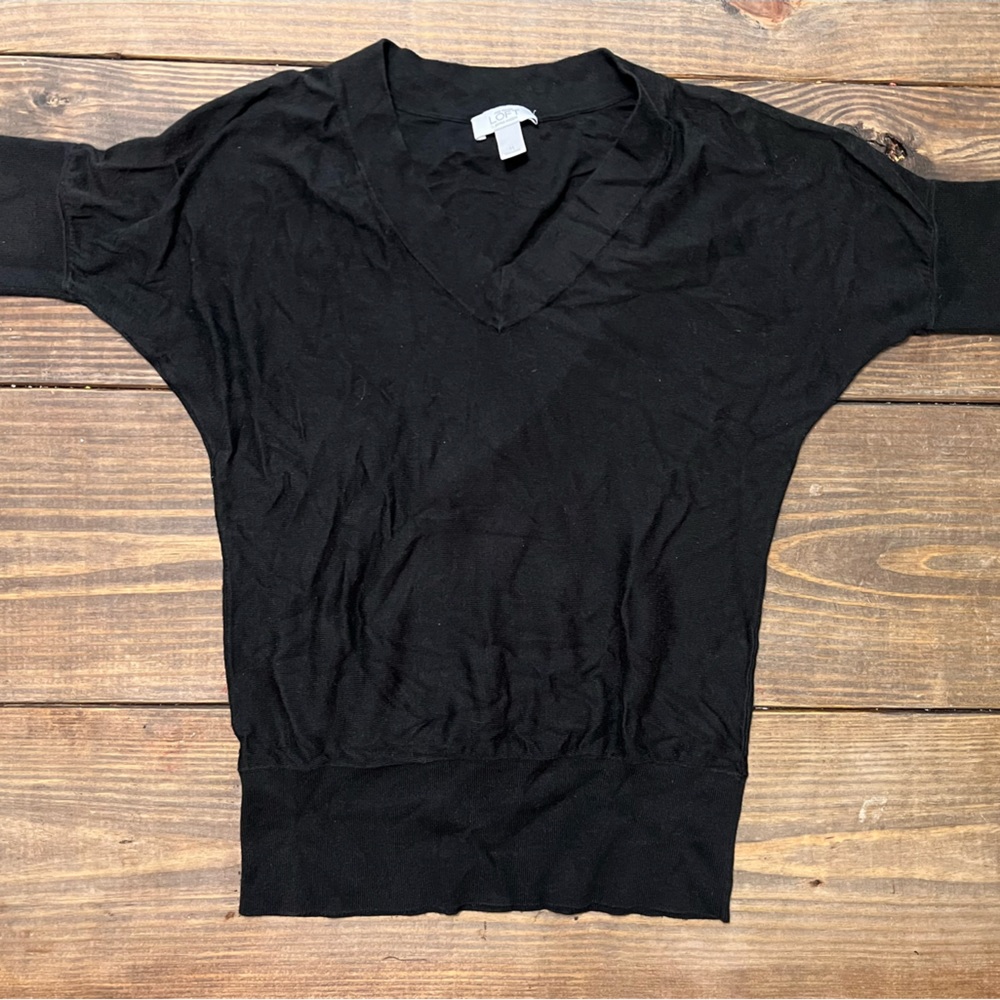 Women’s Black Ann Taylor Loft Sweater
